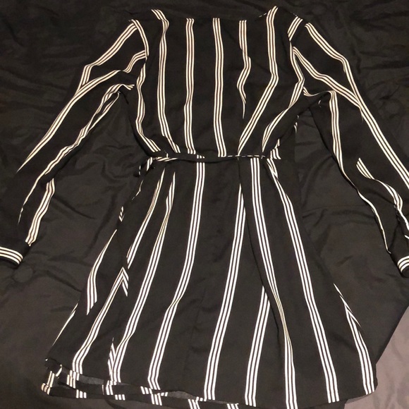 Striped Long Sleeve Dress - Picture 2 of 7